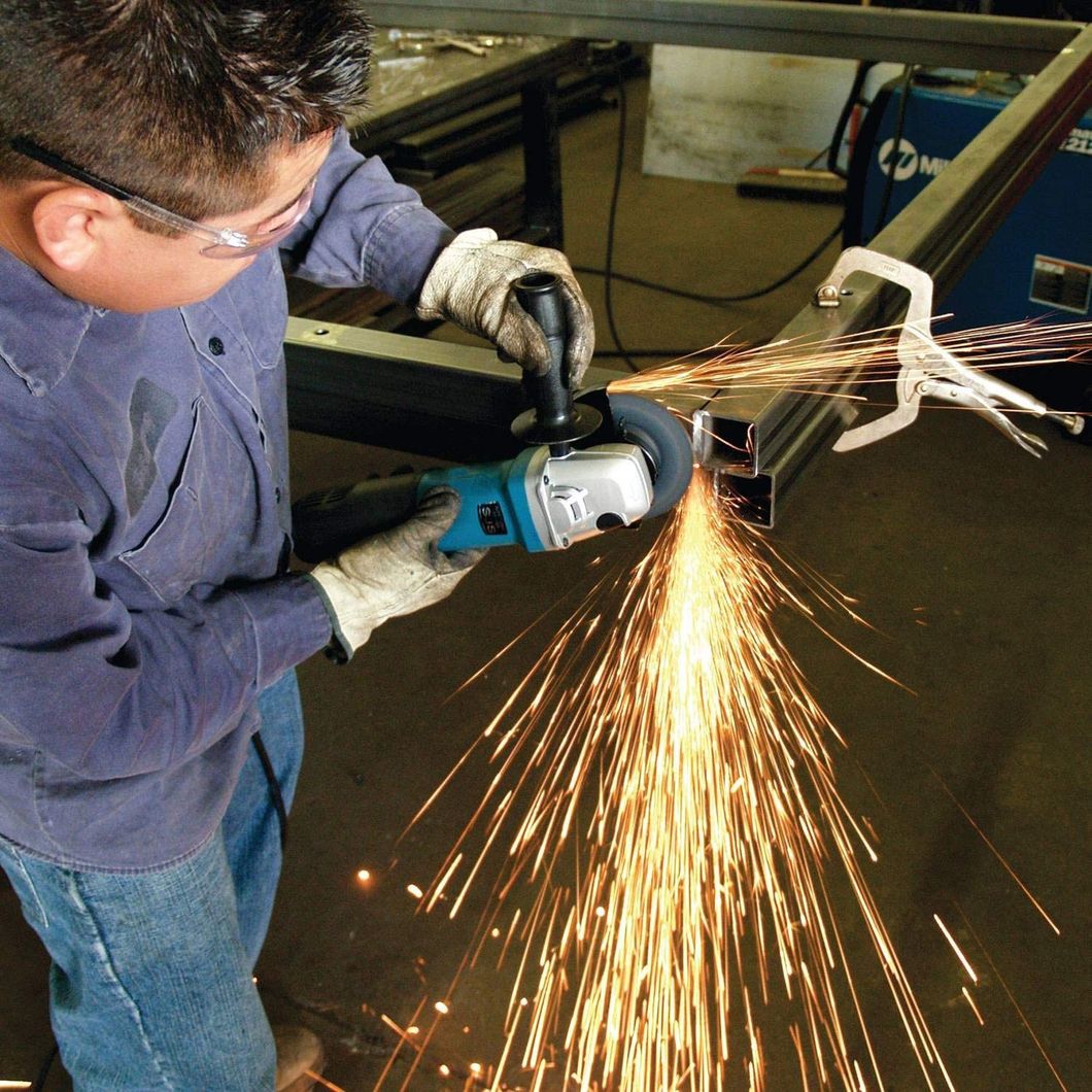560W Grinders Power Tools Electric Metal Grinder 12000 Rpm with 100mm Cutting Wheels (AG017)