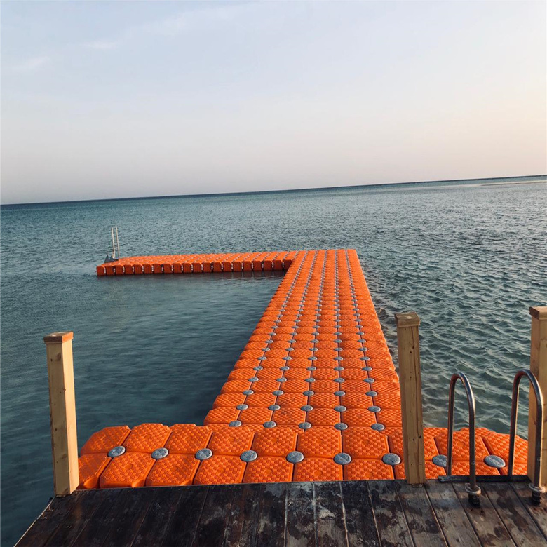 HDPE Cubes Floating Walkways with Handrails