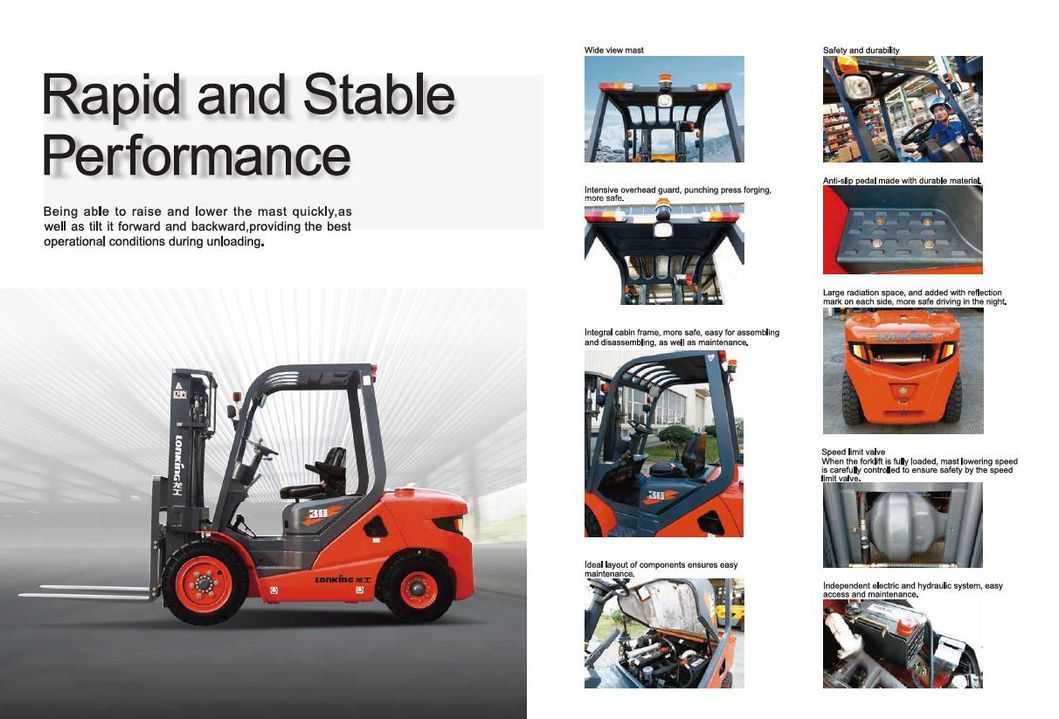 Logistic Handling Lift, Forklift for Logistic Company, Pallet Stacker Forklift, Material Handling
