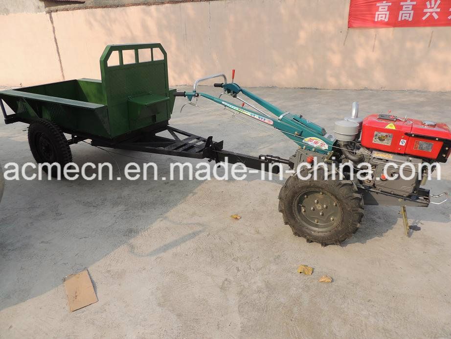 Walking Tractor Trailer Small Farm Tractor Trailer