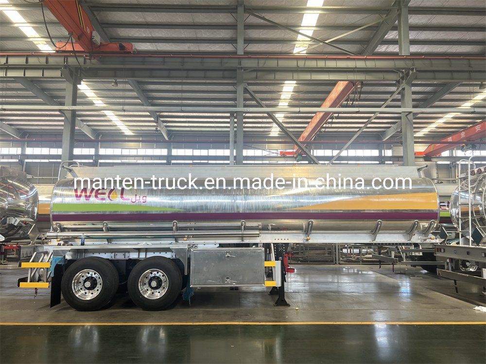 32000L Aluminium Alloy Fuel Tanker Trailer for Saudi Arabia