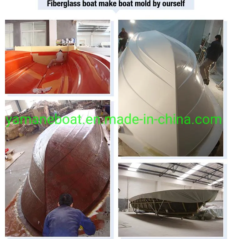 7.6m 25FT Yamane Yacht with Seats for Charter Fiberglass High Speed Sports Boat