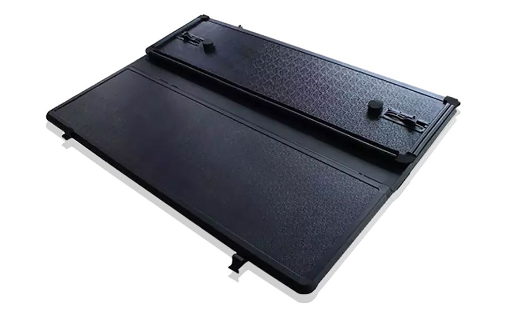 Hard Aluminium Tri Fold 4X4 Tonneau Cover for Toyota Hilux Tacoma Tundra RAM 1500 Ford Ranger F150 2011-2016