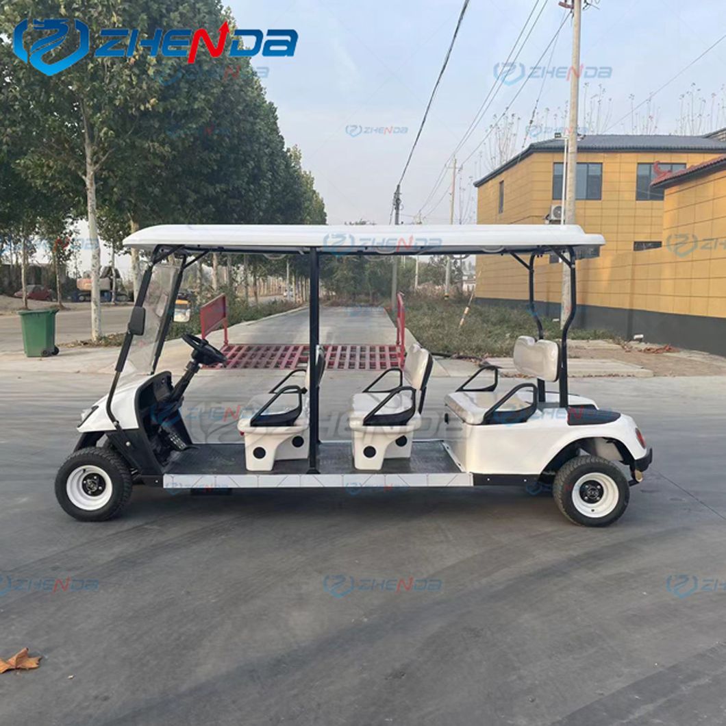 Luxury 6 Seats Classic Style Electric Golf Cart/Special Transportation Golf Cart Club Car for Sale