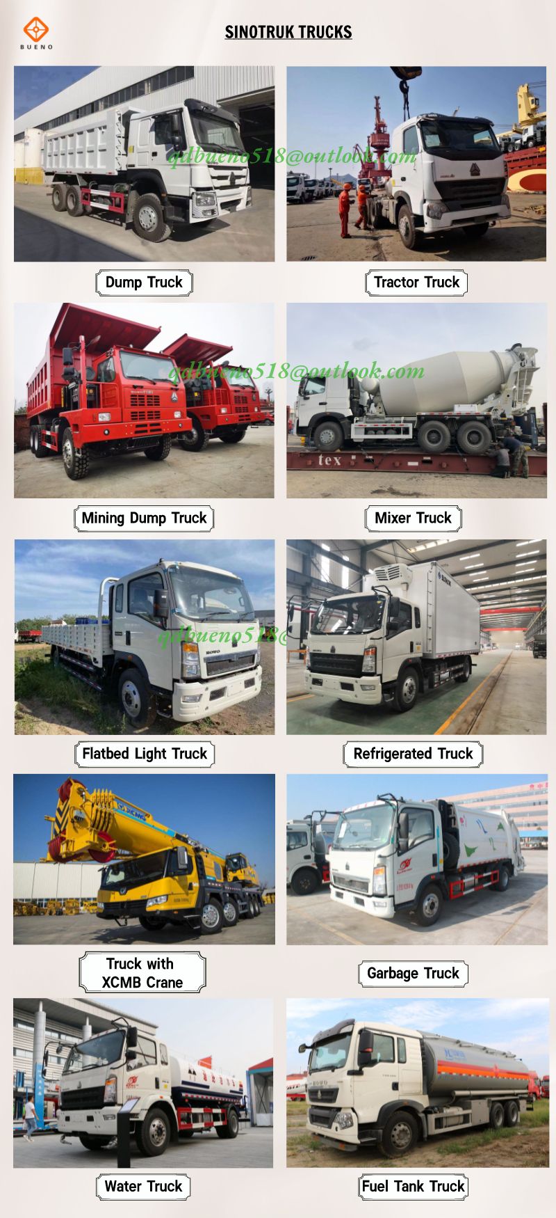 New Sinotruk HOWO 4X2 10 Tons 6 Tons Wing Open Drink Transport Truck