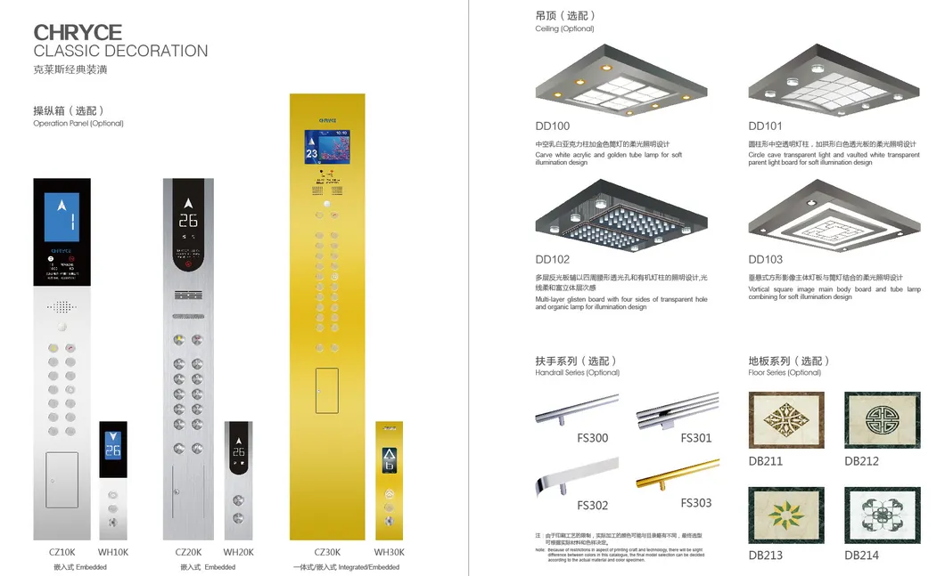 Energy Saving Machine Room Lift for Passenger
