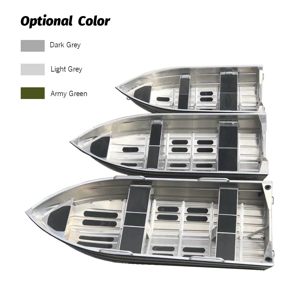Custom Aluminum Rowing Deep V Fishing Boats with Console