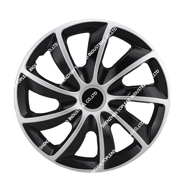 Plastic Black and Blue Car Wheel Cover Center Hubcaps for Universal