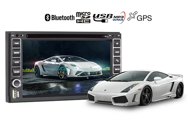 6.5inch Double DIN 2DIN Car DVD Player with Wince System Ts-2507-2