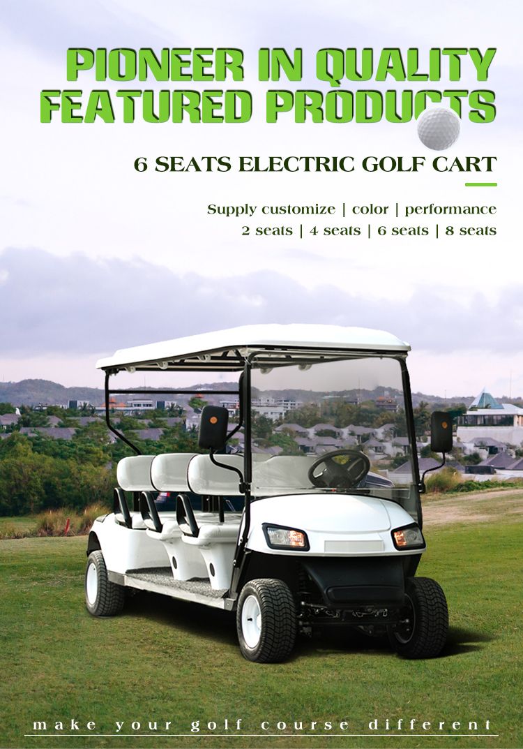 Course, Tourist Area, Villa, Amusement Park Smart Golf Cart Electric Club Car