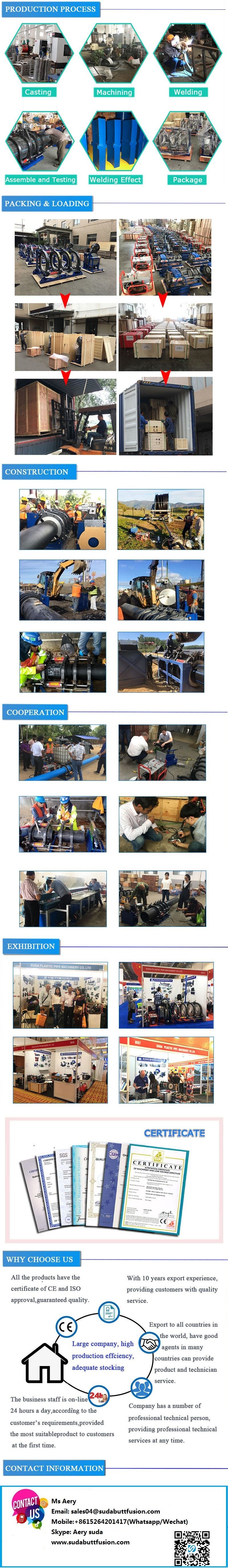 Sud160m-4 HDPE Pipe Welding/Butt Fusion Welding Machine