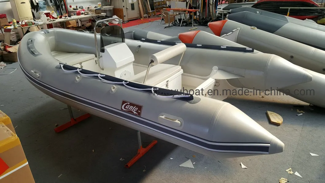 Haoyu 5.3m/17′ 5" Inflatable Boat Fishing Boat, Rescue Boat, Hypalon Rib Boat Motor Boat