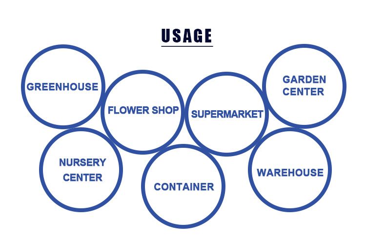 Hot Galvanized Weld Wire Flower Plant Greenhouse Transport Holding Rack Trolley