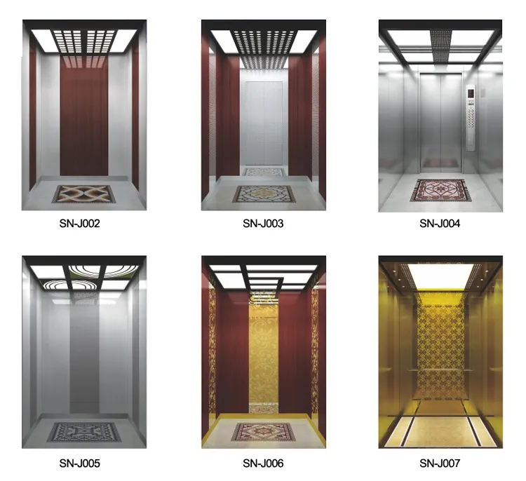 Panoramic Elevator with Safety Laminated Glass