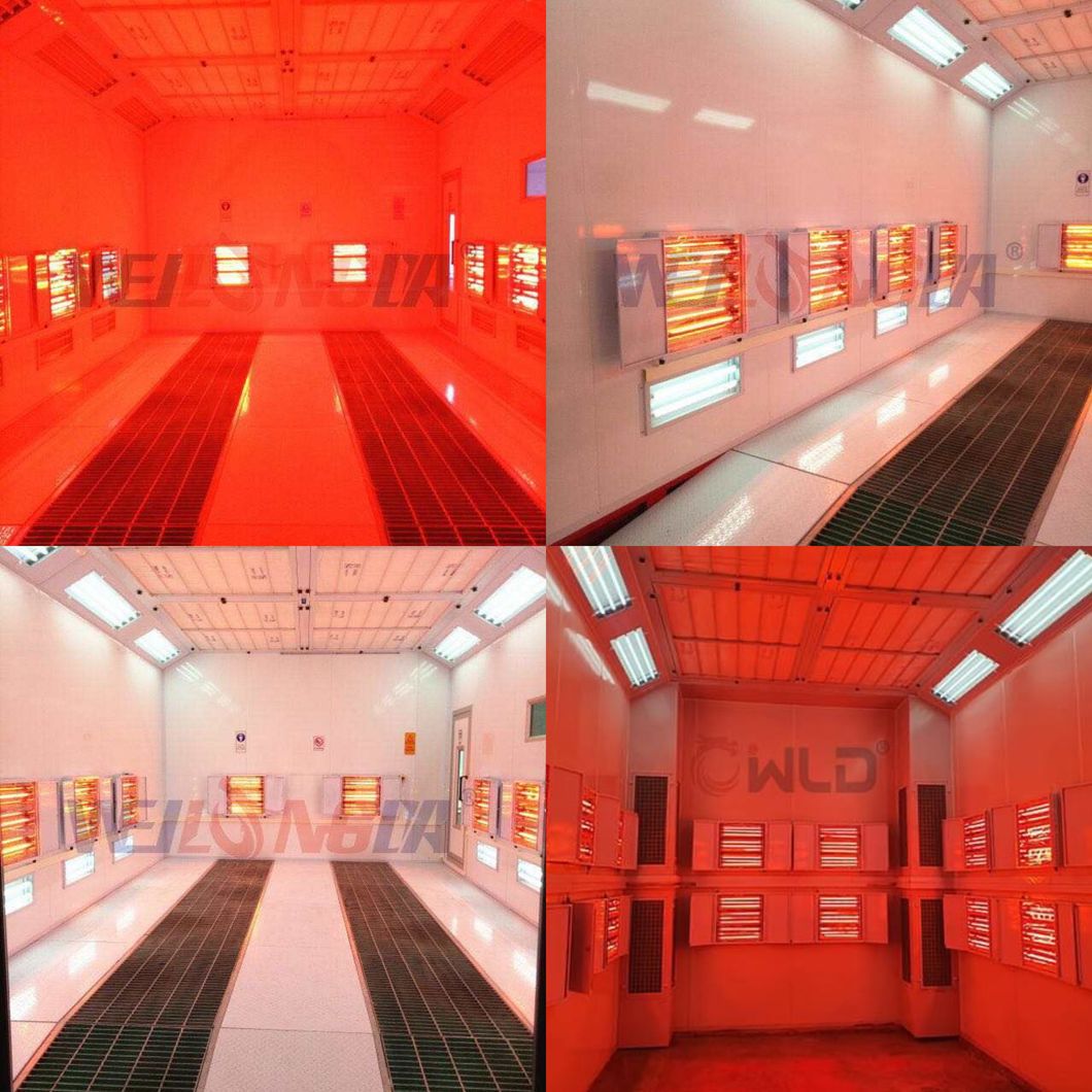 Wld Auto Paint Booth Infrared Light Lamp Painting Booth Infrared Light Heating Electricity Heating Painting Cabin Painting Chamber Car Paint Oven CE Approved