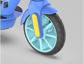 Electric Scooter for Kids Age 6-12, Colorful Lights &amp; Flash Wheel, Dual Brakes, Visible Battery Level