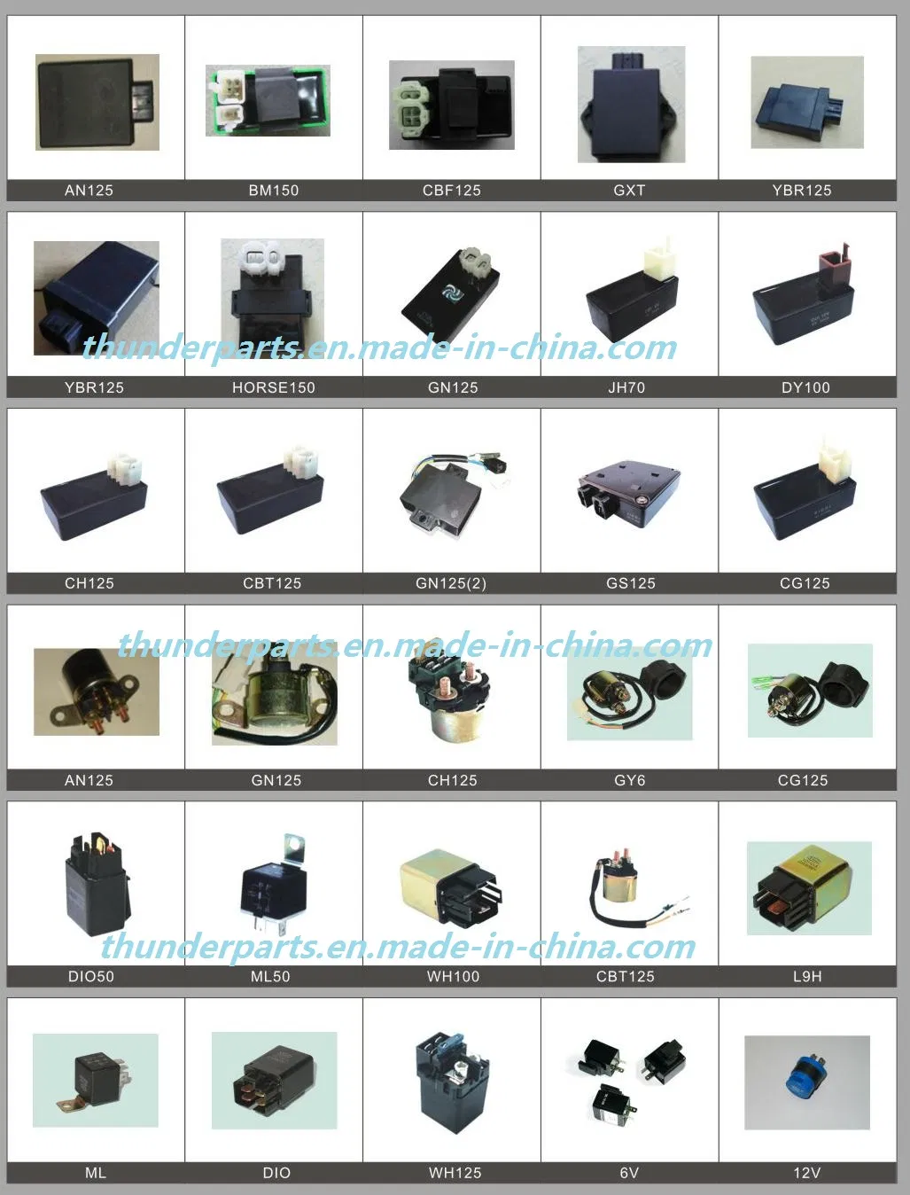 Motorcycle Cdi Unit in Motorcycle Engine/Encendedor/Unidad Cdi/Repuestos PARA Motos V250