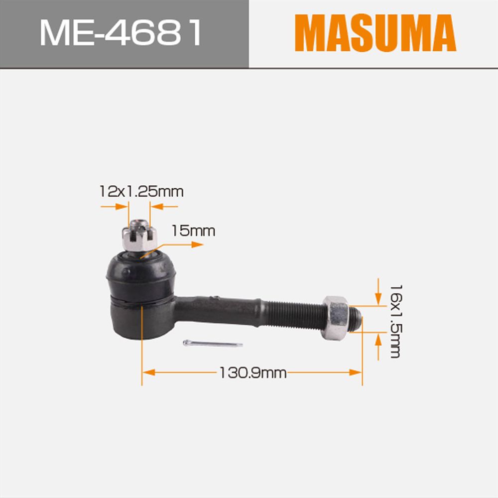 Me-4681 Masuma Auto Body Systems Tie Rod End Upper 48520-31g25 for Bmd21