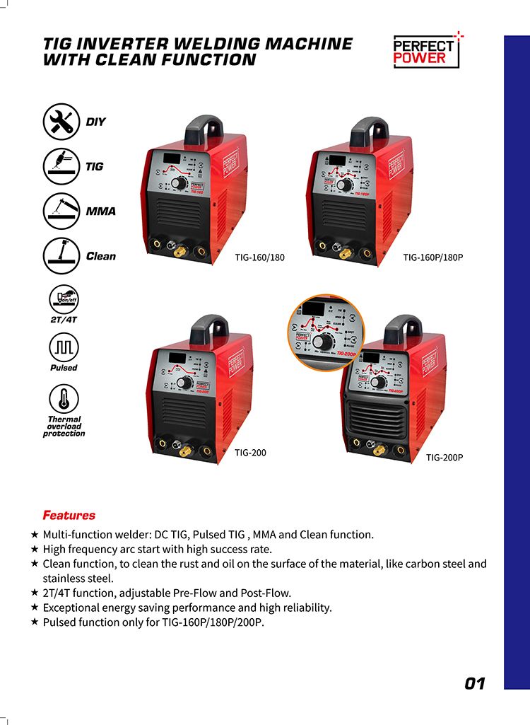 TIG-160 TIG Inverter Welding TIG Welder TIG Welding Machine Arc Welding Machine