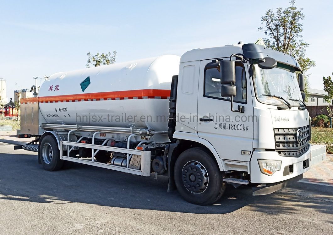 Factory Price 8m3 Low Temperature Liquid Oxygen/Nitrogen/Argon Transport Tank Truck Cryogenic Tanker Liquid Natural Gas Vehicle