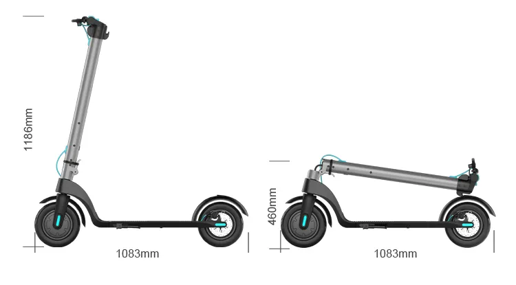 Mini Smart Skooter Electric 2 Wheel 350 W 5 Ah Long Range Electric Scooters