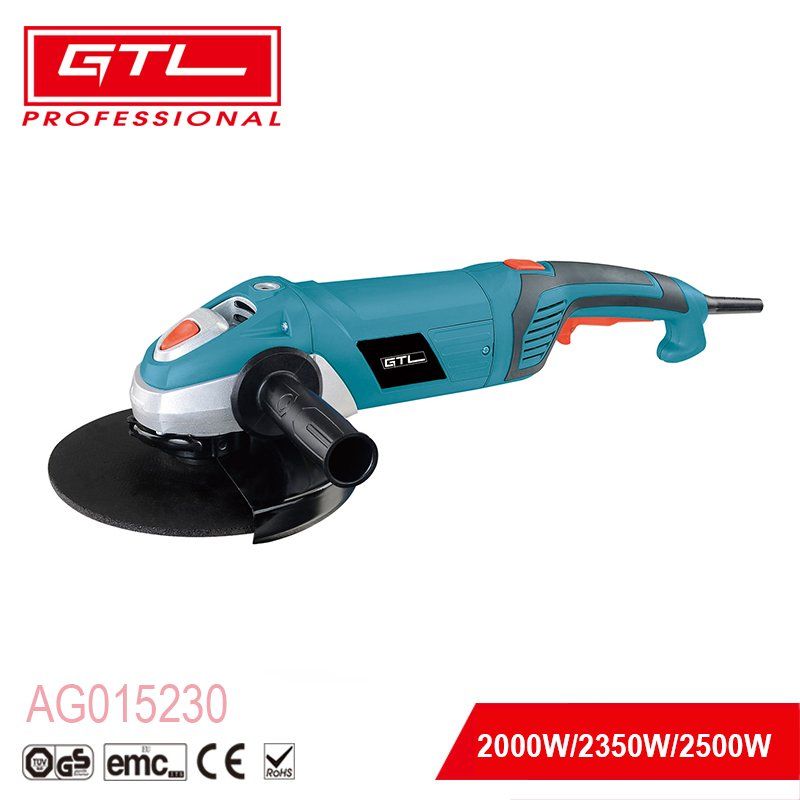 Long Handle Adjustable Speed High Quality 230mm Electric Angle Grinder with Soft Start (AG015230)
