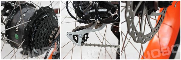 New Item Bafang Motor Fat Tire Snow Mountain Bikes Pedelec Moped (JB-TDE00Z)