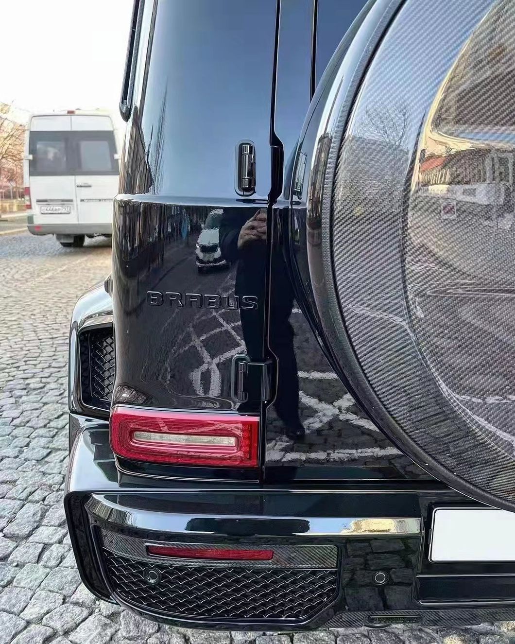 Car Body Kit for Benz G Class W464 Change to Bra-Bus Style Include Front and Rear Bumper with Grille