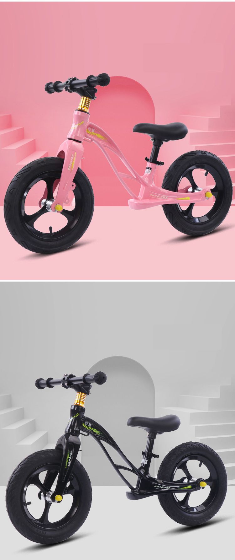 Cheap Mini Push Bike Steel Balance Bike for Trainning/First Kids Electric Balance Bike/ BMX Balance Cycle for Training