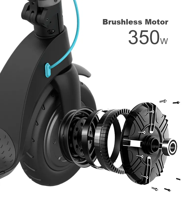 Mini Smart Skooter Electric 2 Wheel 350 W 5 Ah Long Range Electric Scooters