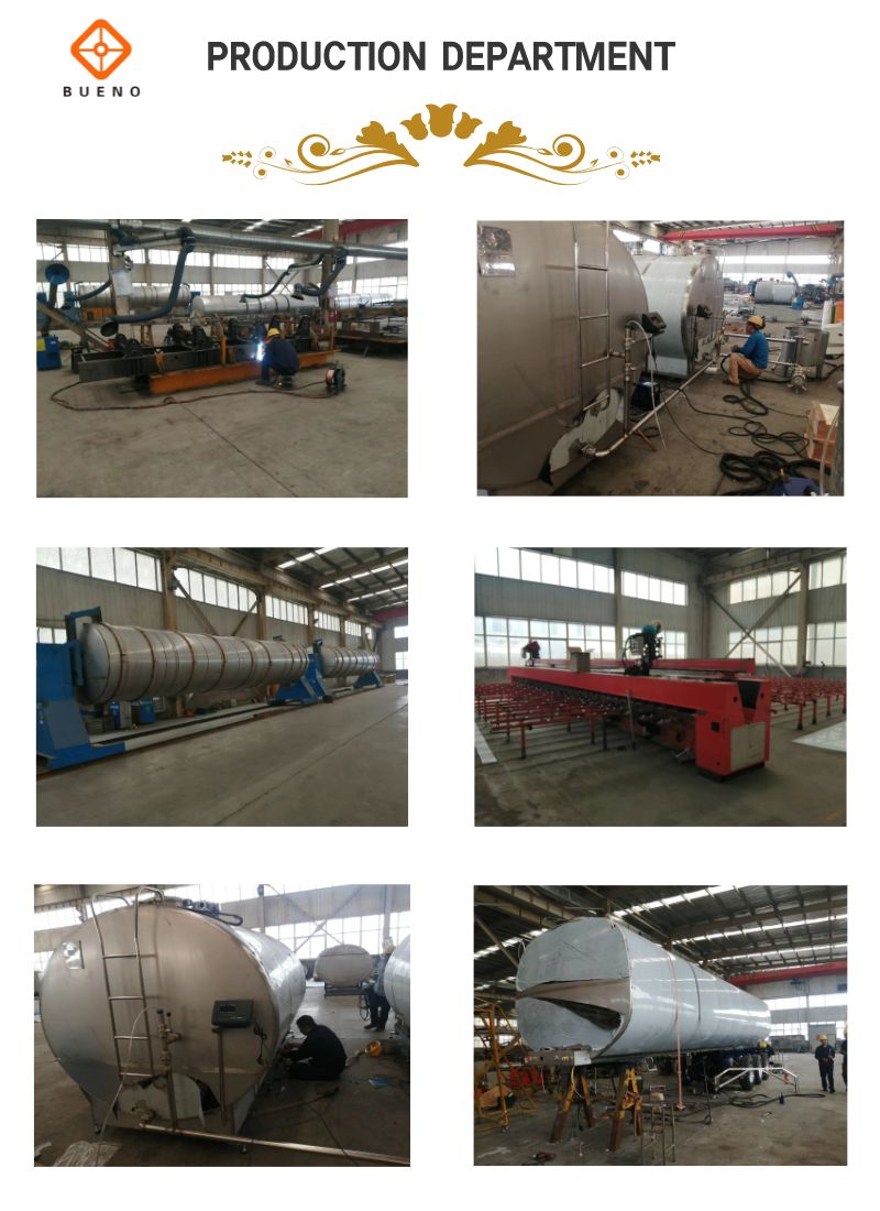 Customized Bueno Brand Stainless Steel Fresh Milk Storage Tank