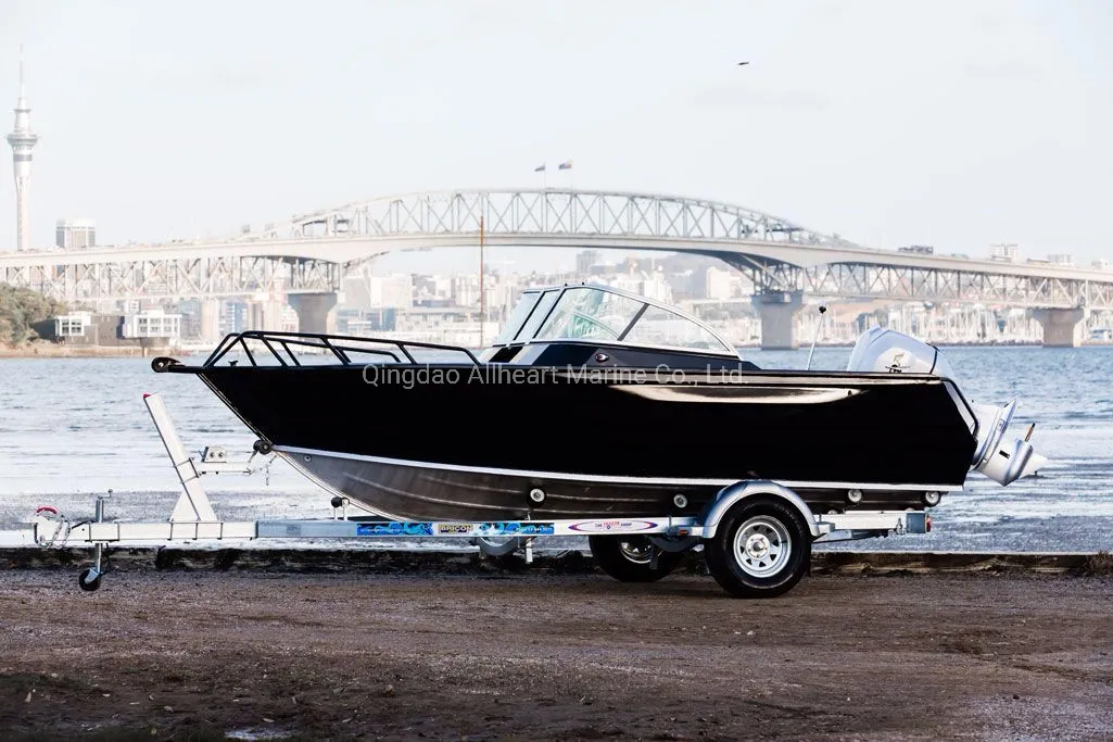 Aluminum Fishing Boat Pressed 5.8m/19FT Bowrider Boat for Sale