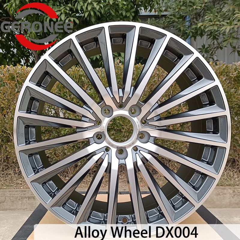 New Design Flow Formed Forming Alloy Wheels Aluminium Magnesium Rim Black 15*6.5 15X6.5 Et 30 Multi Spokes PCD 8*100*114.3 CB 67.1
