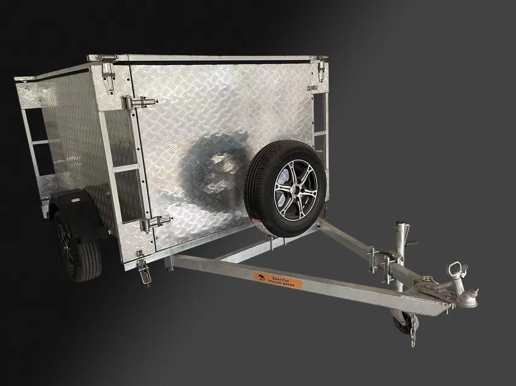 Customized ATV Trailer Galvanized Box Farm Utility Car Trailer