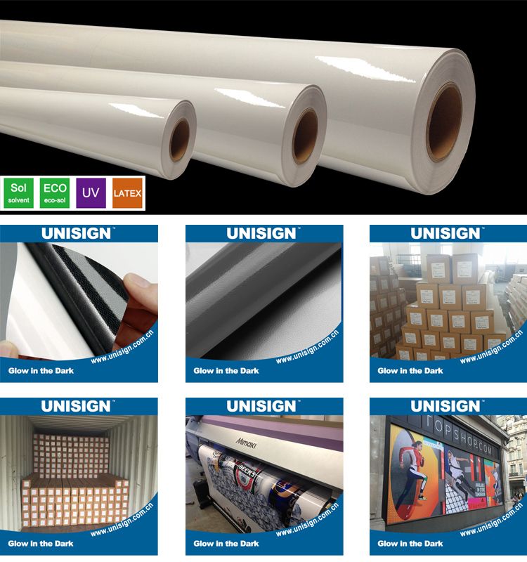 3-5 Years Anti-Shrink Polymeric Vinyl Sticker Media with Bubble Free