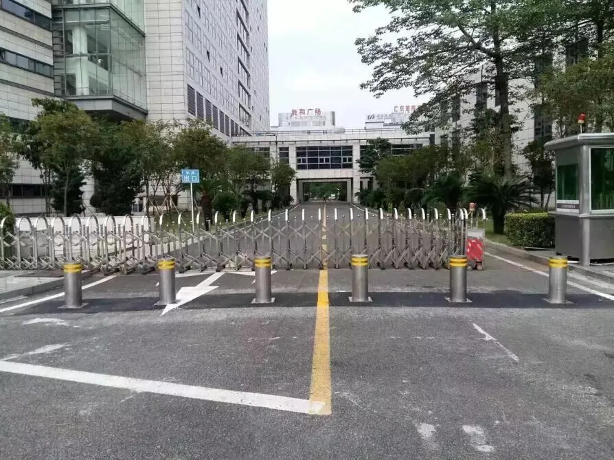 All Stainless Automatic Raising Bollards Post