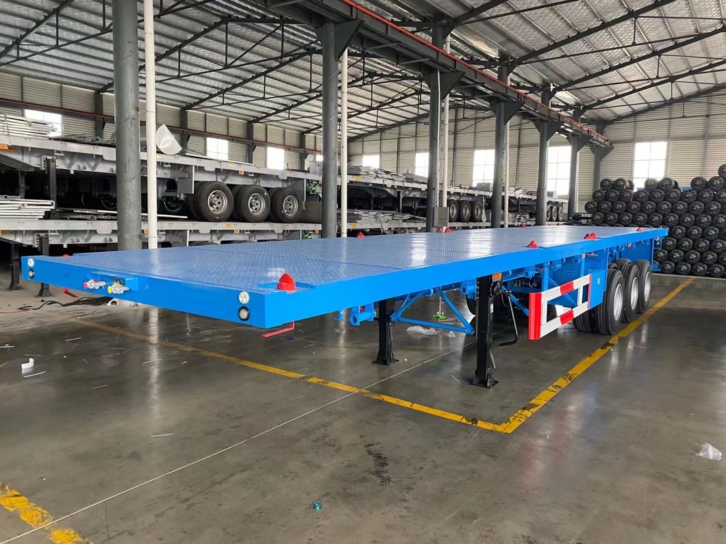 5 Axles 60t 80 Ton Heavy Duty Gooseneck Lowboy Lowbed Trailer Truck Semi Trailers for Excavator Transport