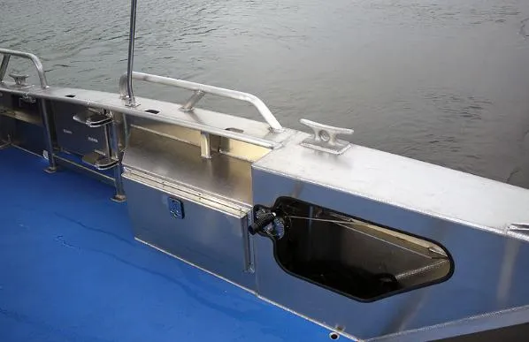Kinocean Welded Aluminum Landing Caft Fishing Work Small Boat