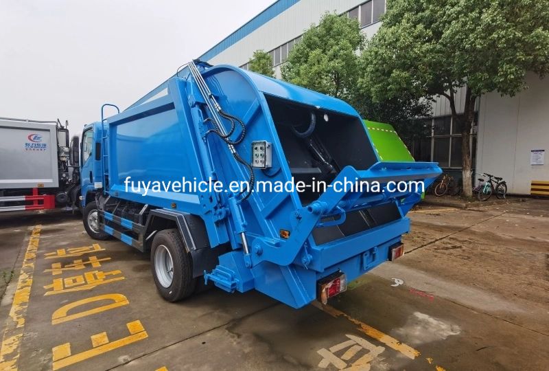 Mini I-Suzu Elf 3 Cubic 5000 Litres 3ton 5 Tons Compactor Garbage Truck for Waste Collection