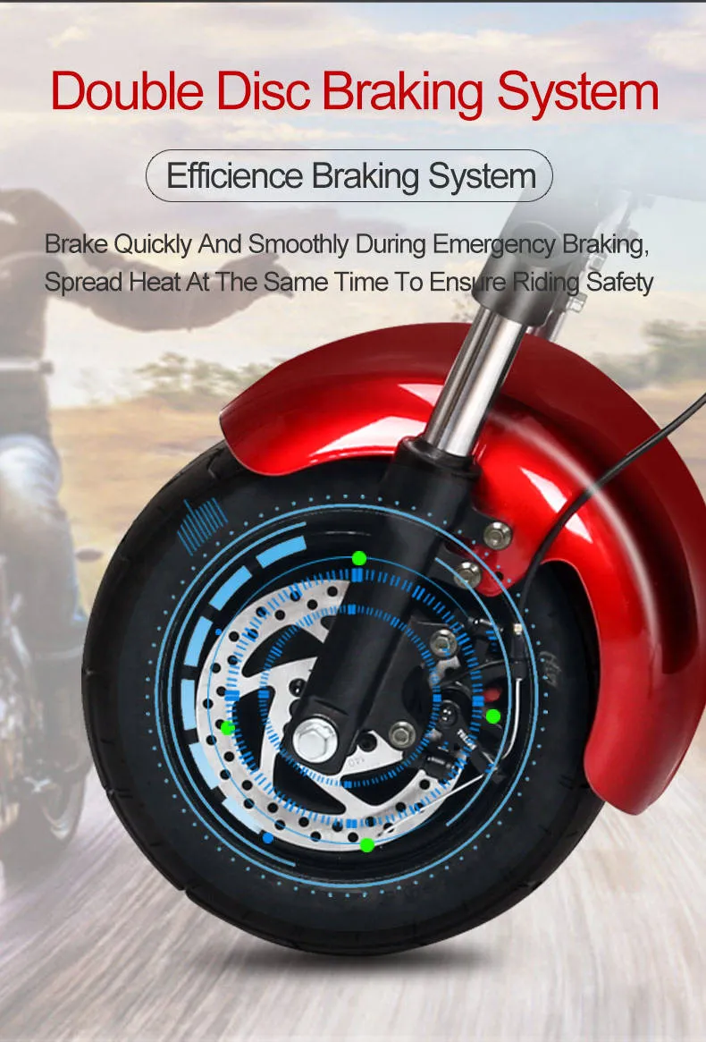 Best Selling Wide Wheel Electric Scooter Fat Tyre Electric Scooter, Two-Wheel Scooter