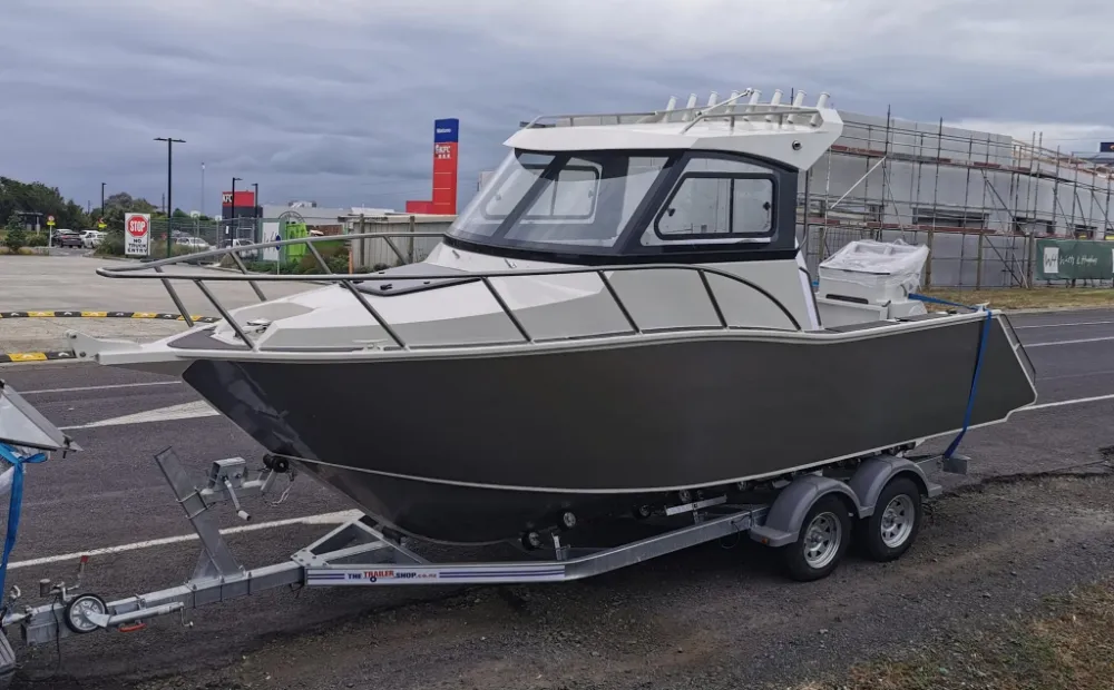 22.5 FT 6.85 M Aluminum Cabin Fishing Boat