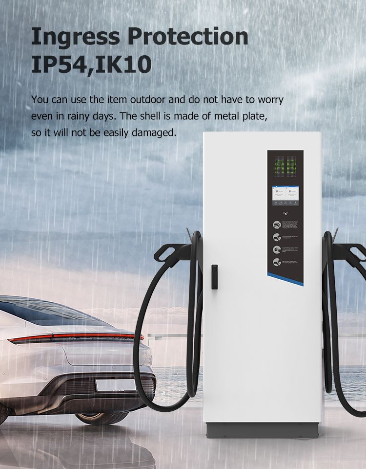 Commercial Car for EV Ocpp 120kw Rapid Chademo V2g Charging Dual Charging Guns