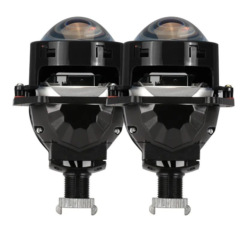 Auto Lighting System 5500K 3 Inch Car Motorcycle Bi LED Projector Lens Headlights