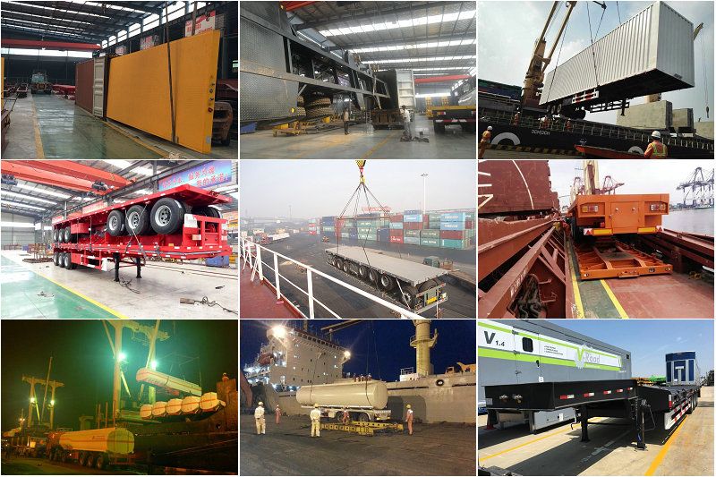 2/3/4 Axle Heavy Duty 60-100 Tons Low Loader Truck Head Semi Trailer to Transport Heavy Equipment Excavator