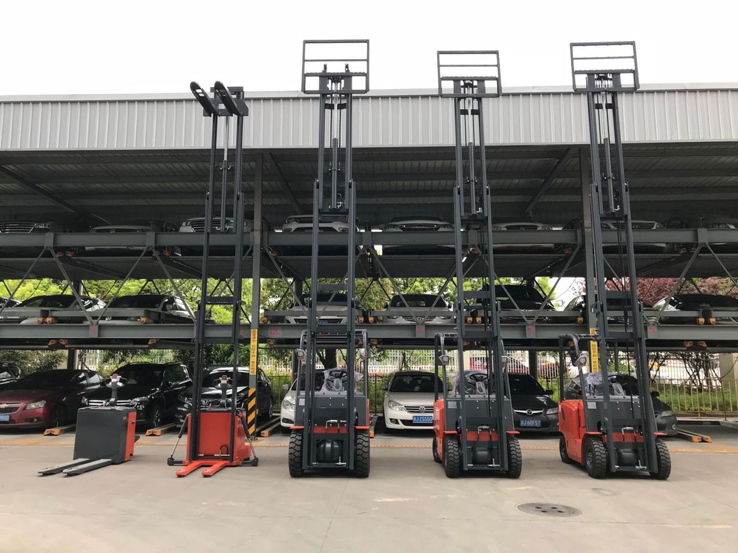 2 Ton 2.5 Ton 3 Ton Triplex Container Mast Electric Battery Forklift Truck