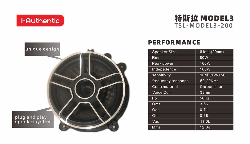 Hot Selling Manufacturer OEM 2 Way Component Set 6.5&quot; Inch for VW Car Audio Speaker Car Subwoofer Audio