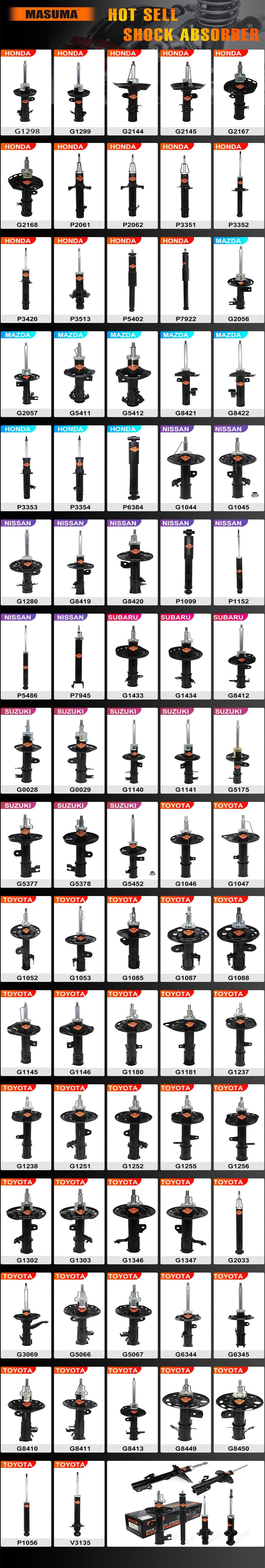 G5808 Masuma Car OEM 333787 Front Axle Left Shock Absorber for Honda Cr-Z Excel-G 51621szta11