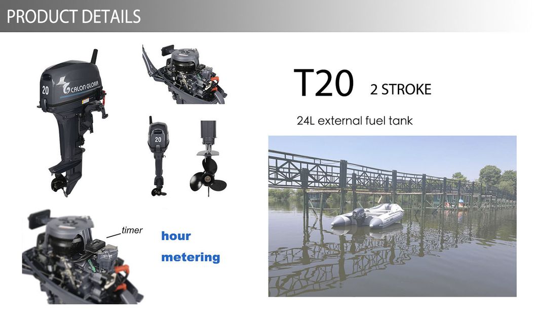 20HP 2 Stroke Boat Engine Marine Outboard Motor Calon Gloria Cg Marine