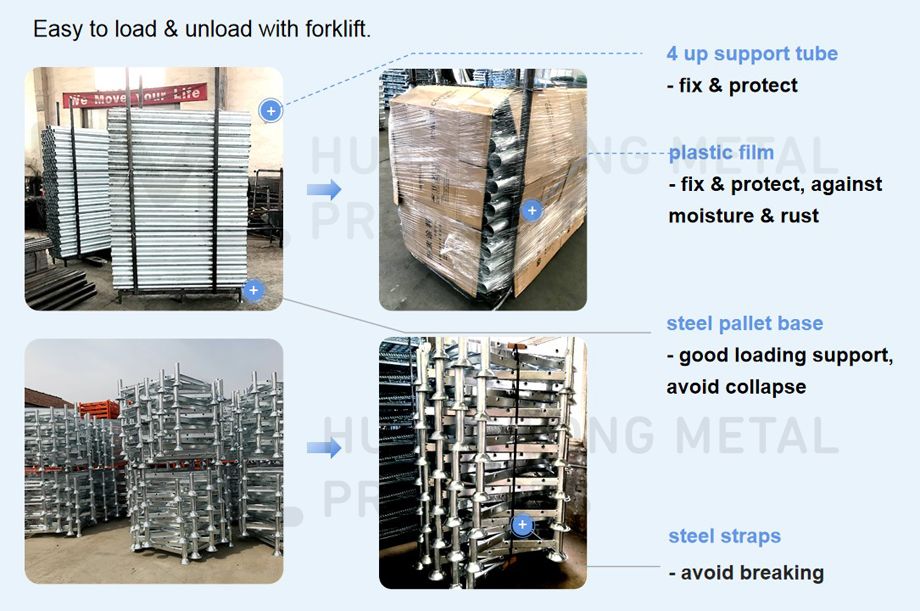 Heavy Duty Material Handling Stack Rack for Fabric Roll Storage