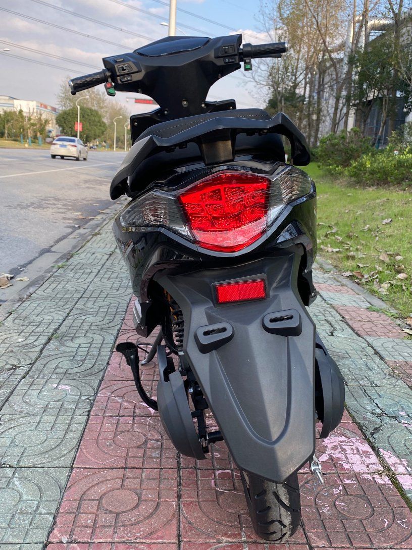 2022 New Two Wheels Load Electric Motorcycle with Strong Chassis Six Rear Shockers